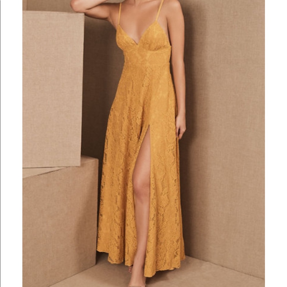 BLDHN Charlotte V-Neck Lace Dress